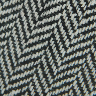 Black Herringbone