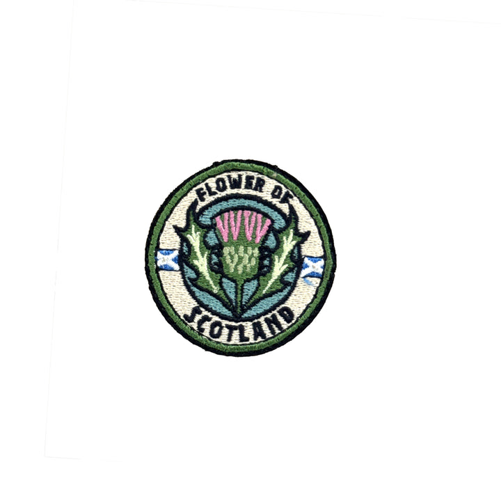 Big Country Flower of Scotland Patch Front View