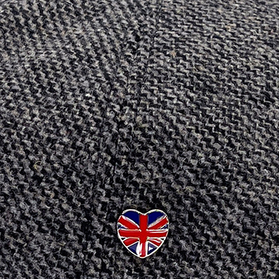 Grey Twill Union Jack Lining