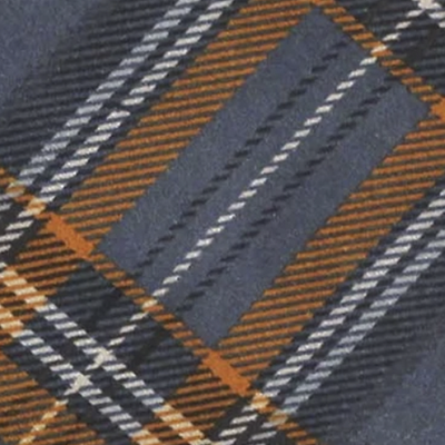 Petrol Tartan Moleskin