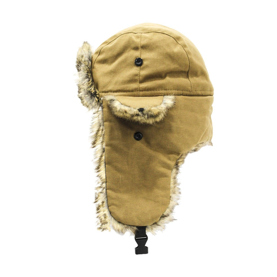 Stylish and Warm Wax Fur Lumberjack Trapper Hat at Heritage Traditions