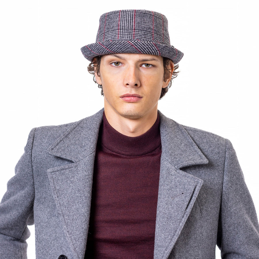 Doyle Tweed Pork Pie Hat 