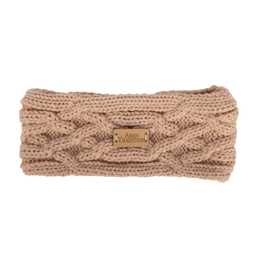 Aran Cable Knit Headband Stay Warm & Stylish with Aran Cable Knit Headband