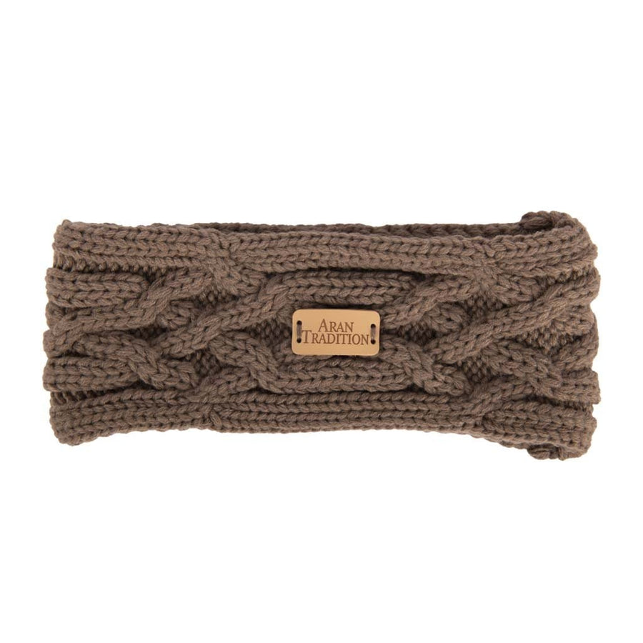 Aran Cable Knit Headband Stay Warm & Stylish with Aran Cable Knit Headband