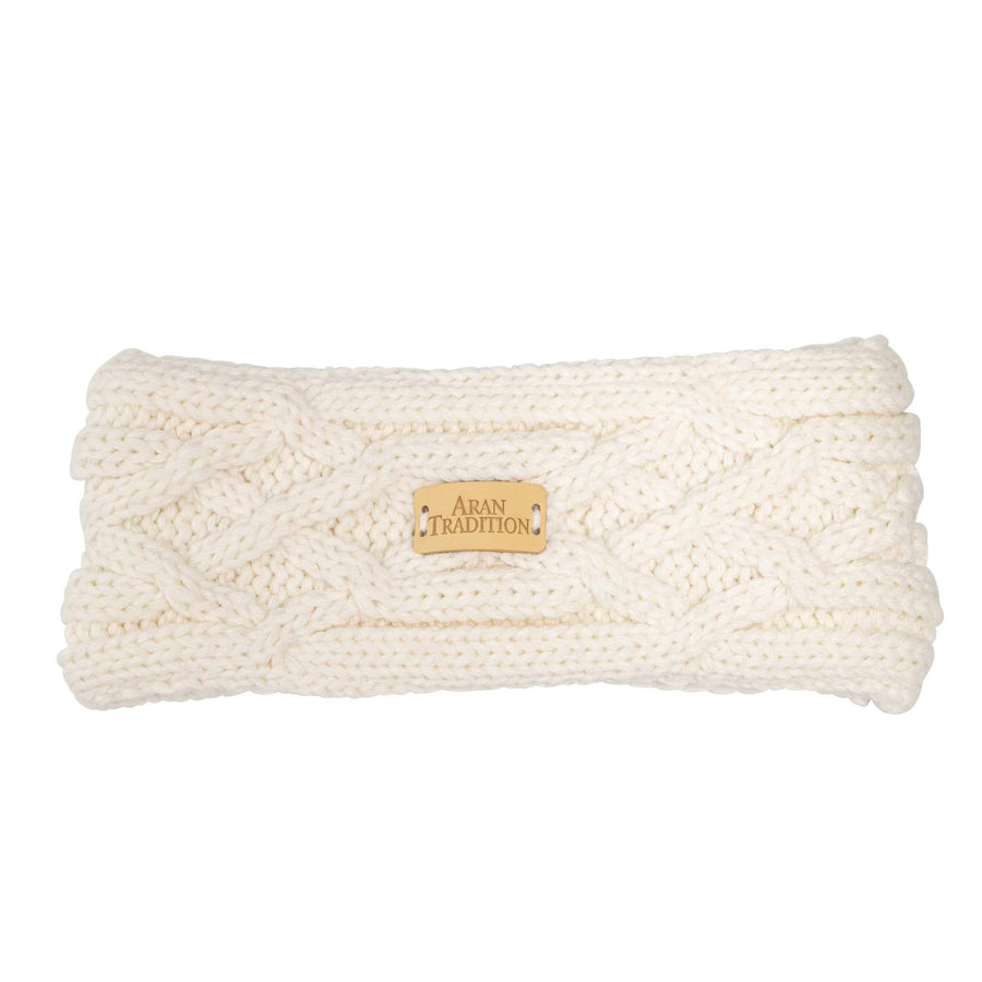 Aran Cable Knit Headband Stay Warm & Stylish with Aran Cable Knit Headband