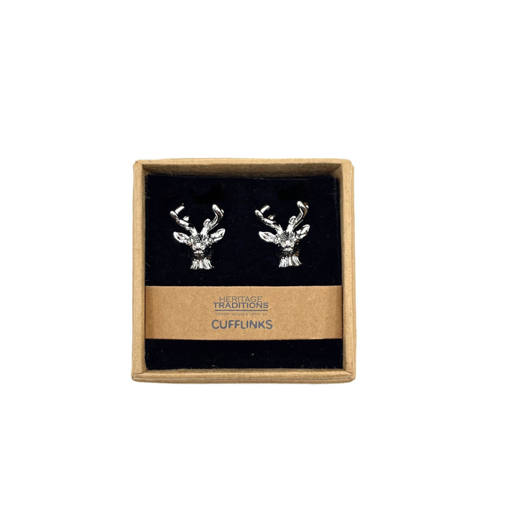 Heritage Traditions Cufflinks: Antique Silver Effect Metal