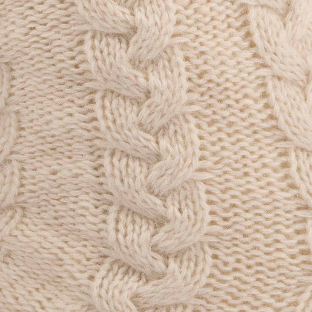 Aran Cable Slipper Sock - Cream Cozy & Stylish Aran Cable Slipper Sock in Cream | Chunky Cable Knit
