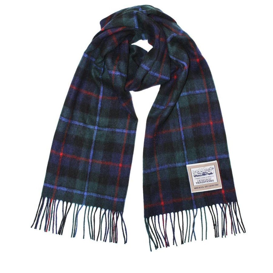 Heritage Traditions 100% Pure Wool Tartan Scarves Shawls and Wraps