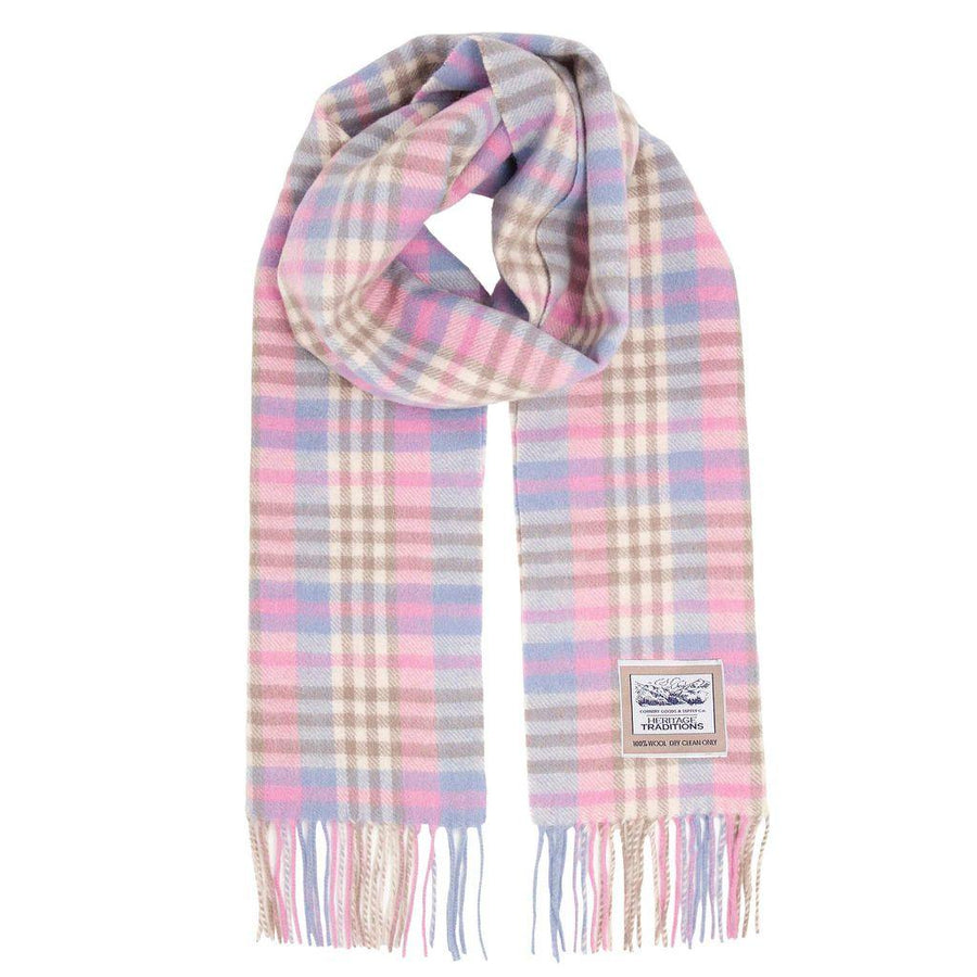 Heritage Traditions 100% Pure Wool Tartan Scarves Shawls and Wraps