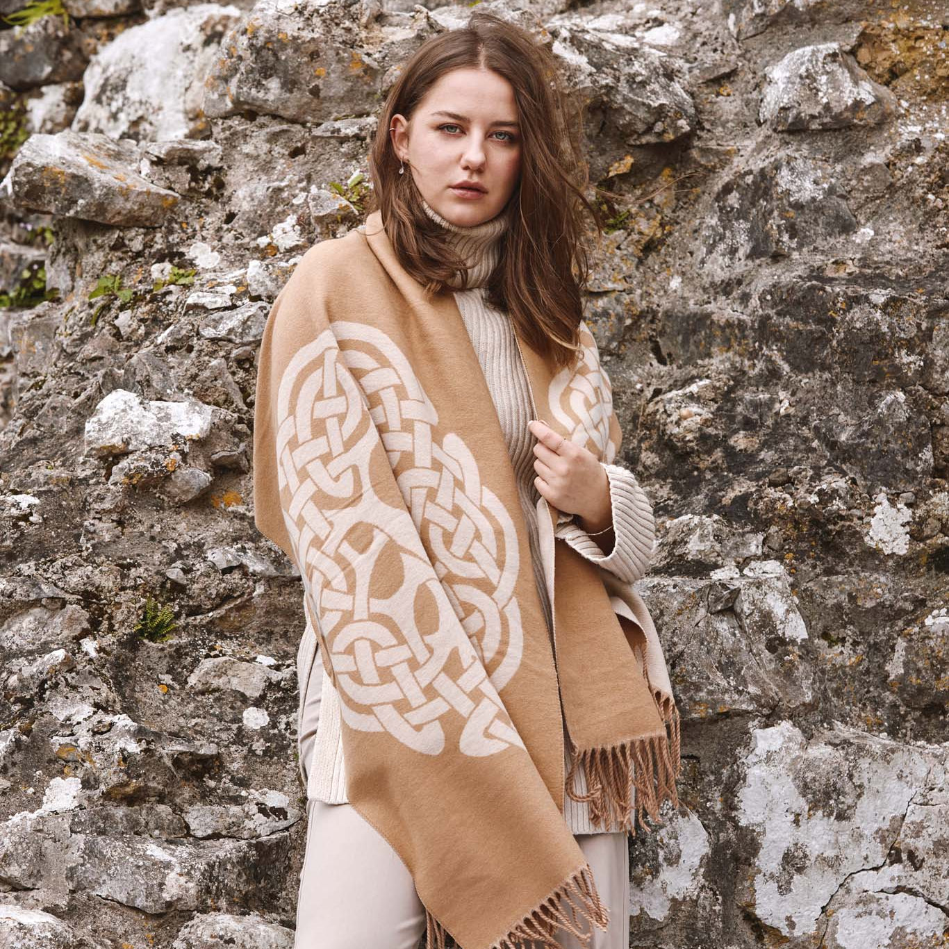 Celtic Supersoft Jacquard Scarf Celtic Super Soft Scarves: Embrace Tradition in Style | Luxurious Scarf