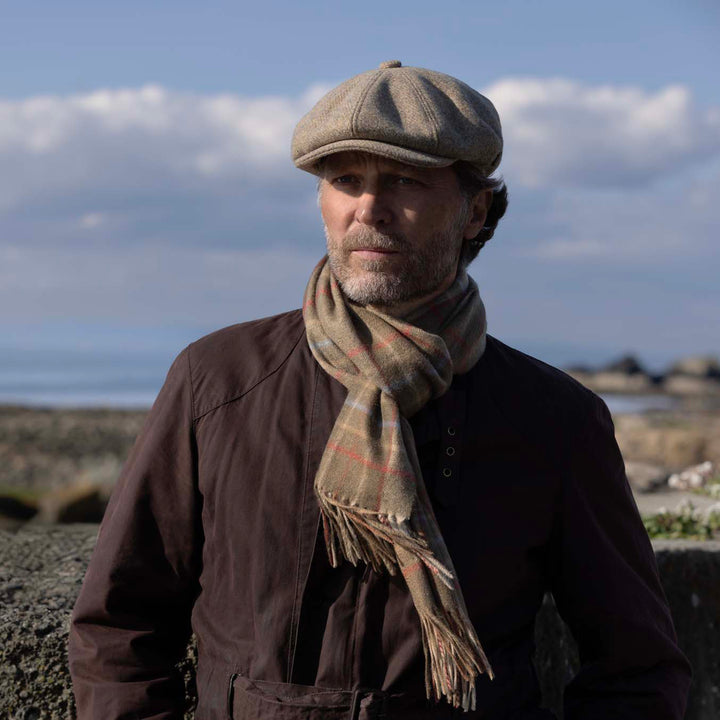 Check Cashmere Scarf
