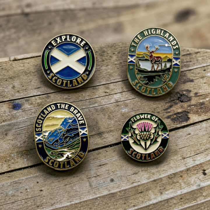 Scotland Enamel Pin Badge