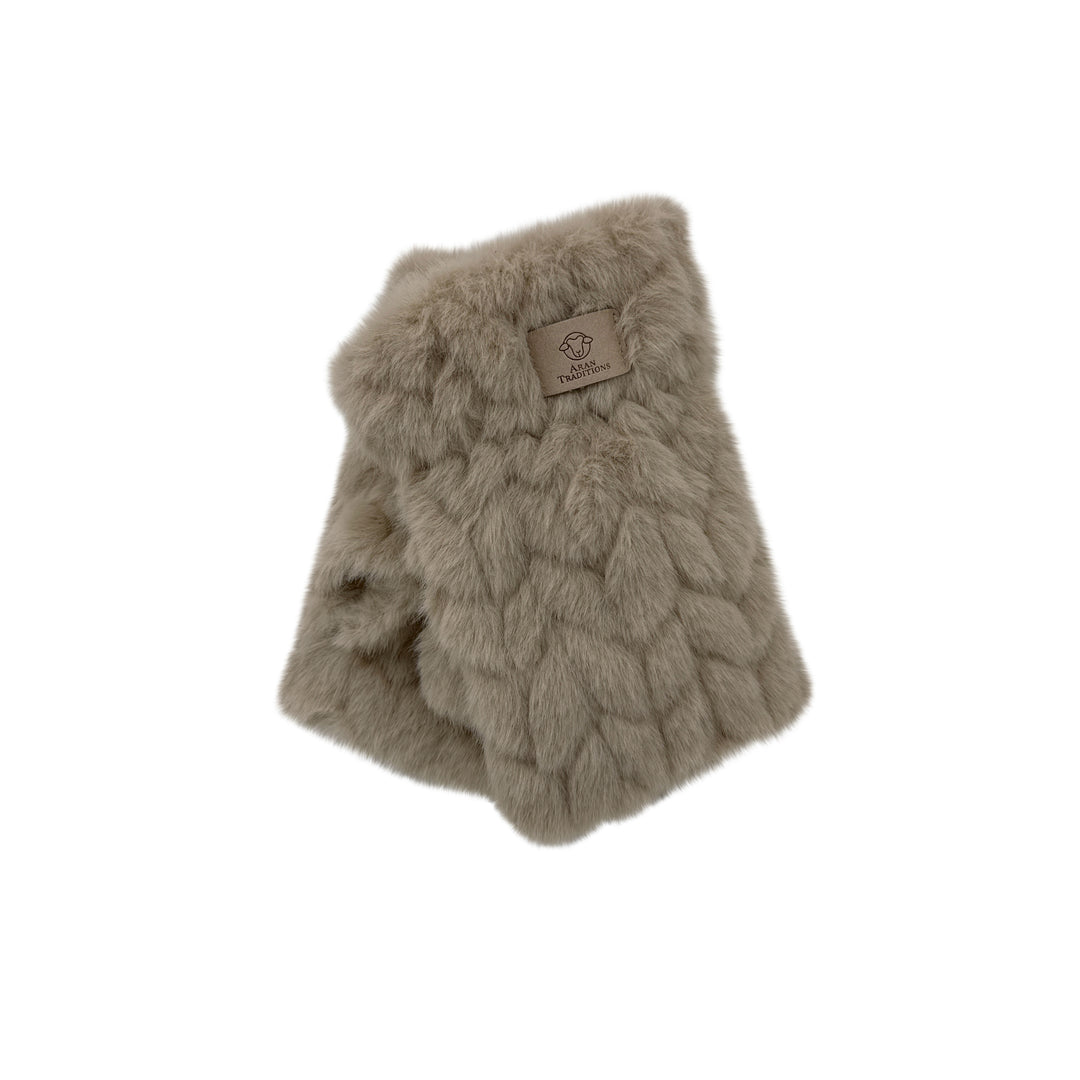 Aran Fur Handwarmers