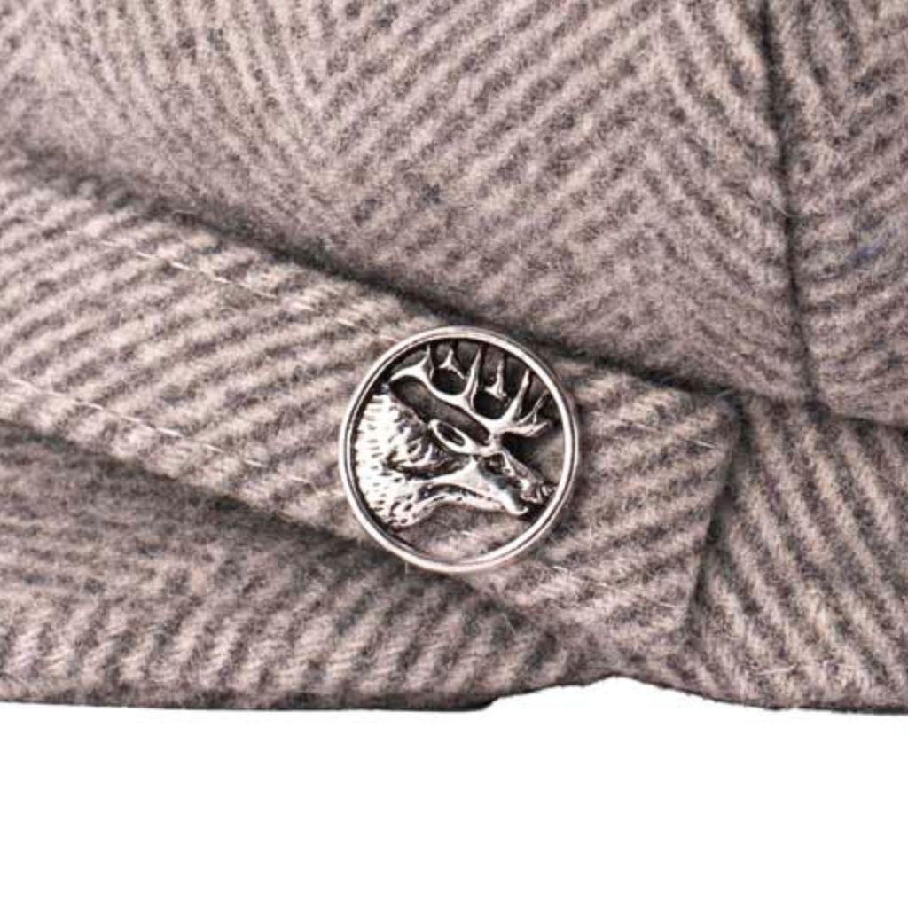 Herringbone Newsboy Cap