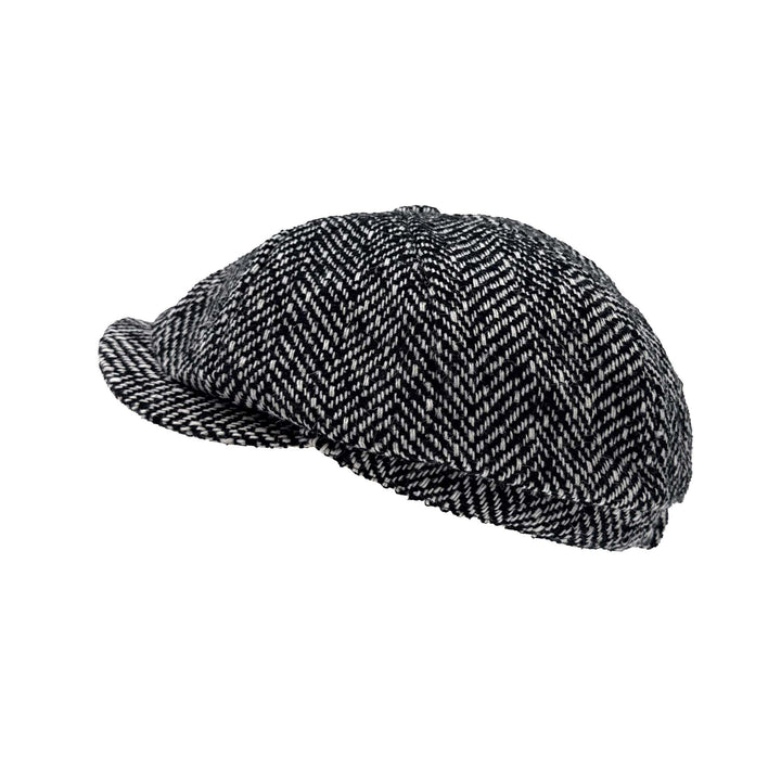 Newsboy Cap Chunky Herringbone