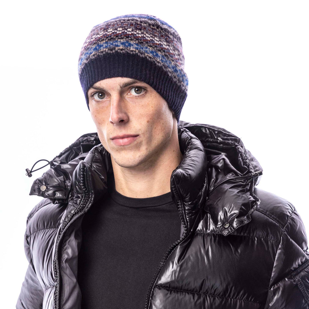 Fair-isle Lambswool Beanie