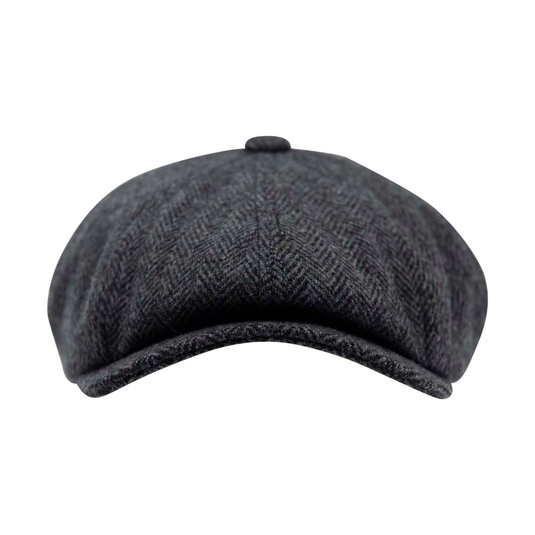 Carlyle Heath Jumbo Herringbone Newsboy Cap