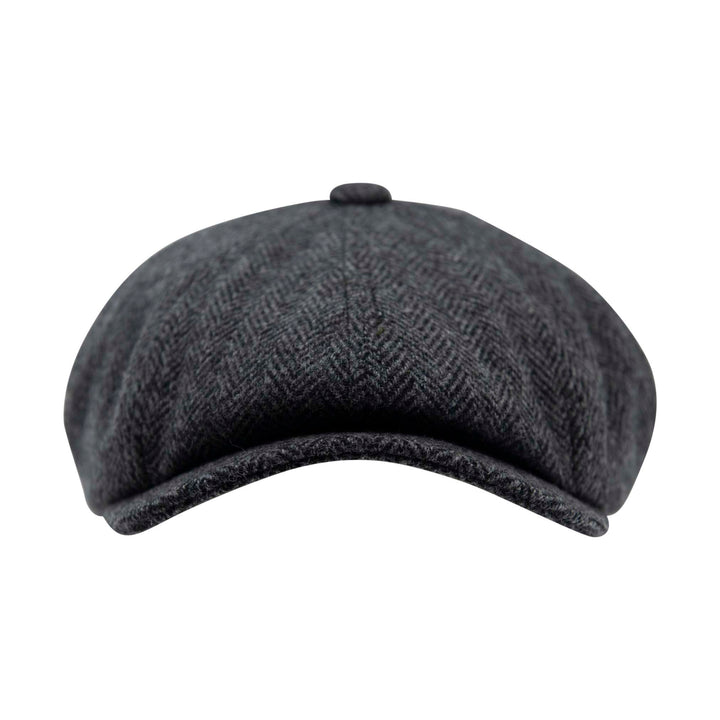 Carlyle Heath Jumbo Herringbone Newsboy Cap