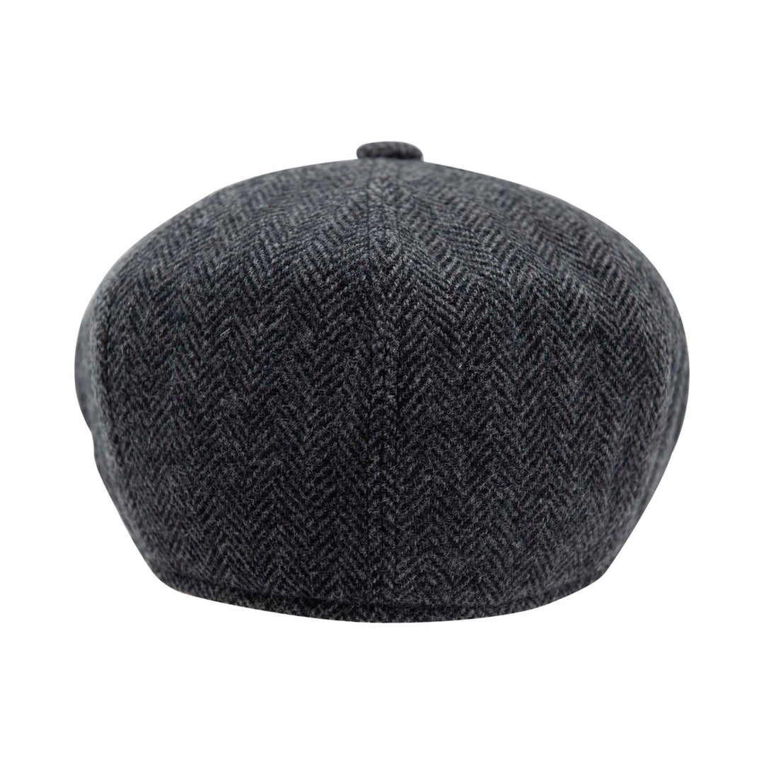 Carlyle Heath Jumbo Herringbone Newsboy Cap