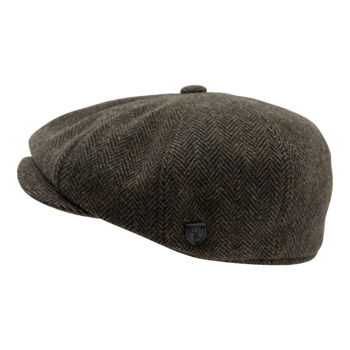 Carlyle Heath Jumbo Herringbone Newsboy Cap