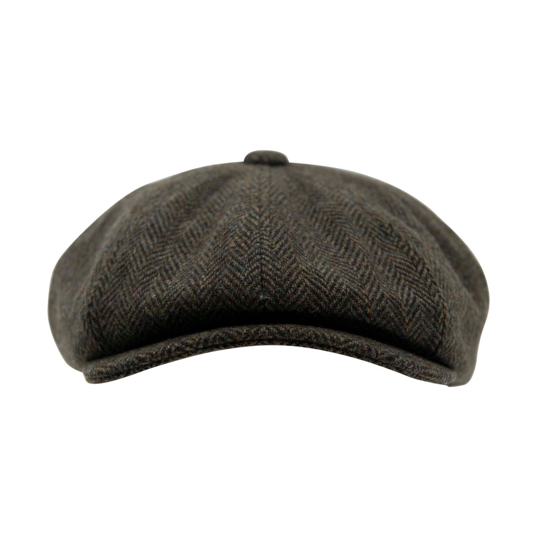 Carlyle Heath Jumbo Herringbone Newsboy Cap