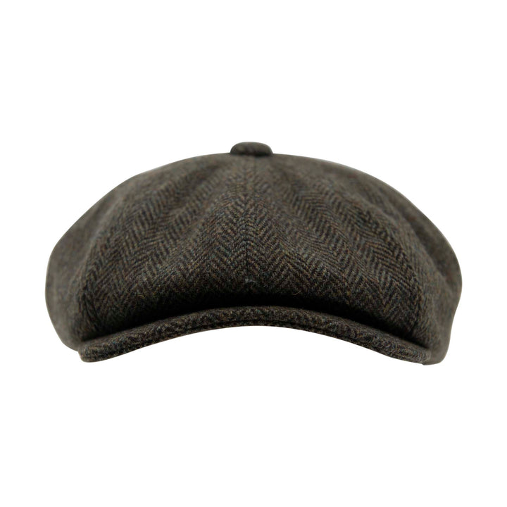 Carlyle Heath Jumbo Herringbone Newsboy Cap