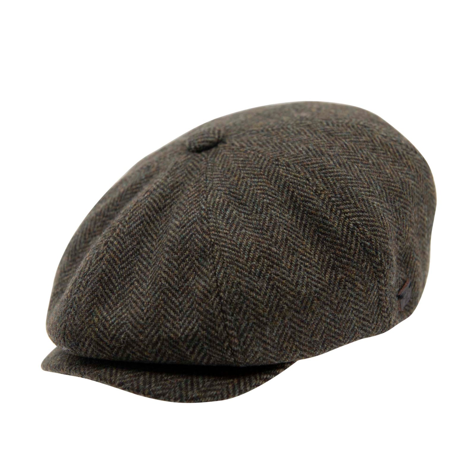 Carlyle Heath Jumbo Herringbone Newsboy Cap