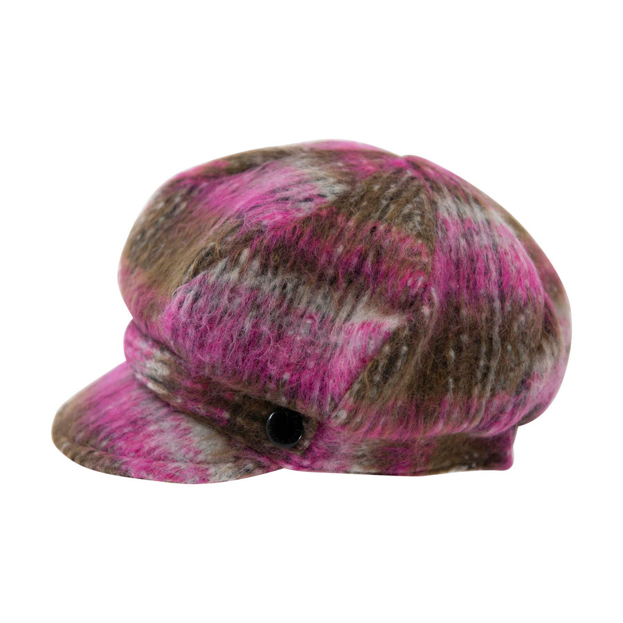 Ladies Coco Tweed Newsboy Cap
