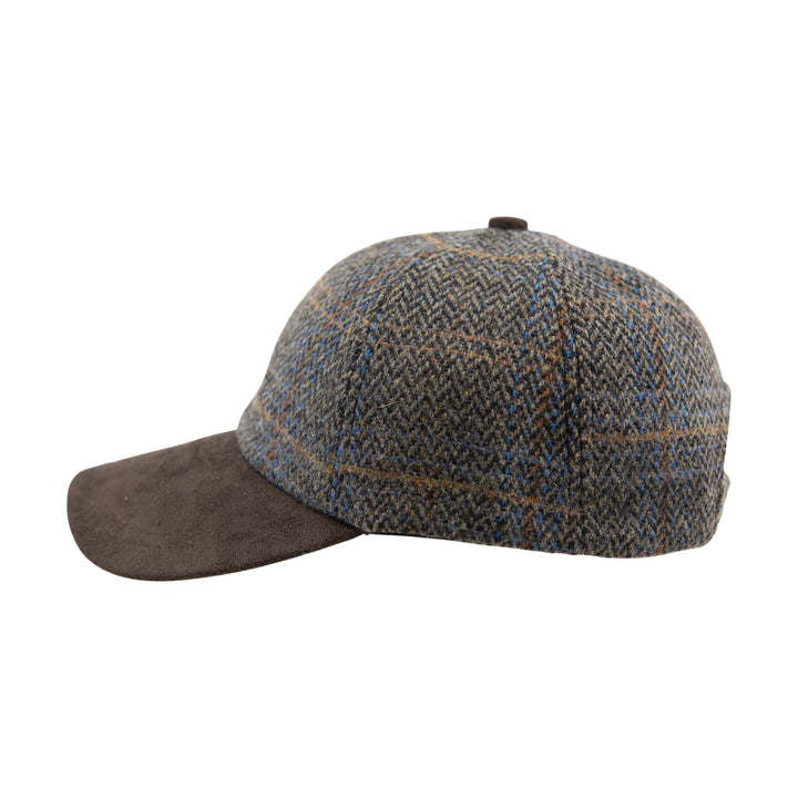Tweed Suede Baseball Cap