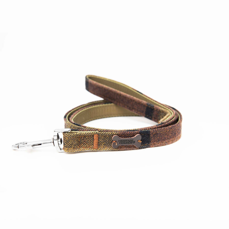 Heritage Hounds Tartan Dog Lead and Collar Set