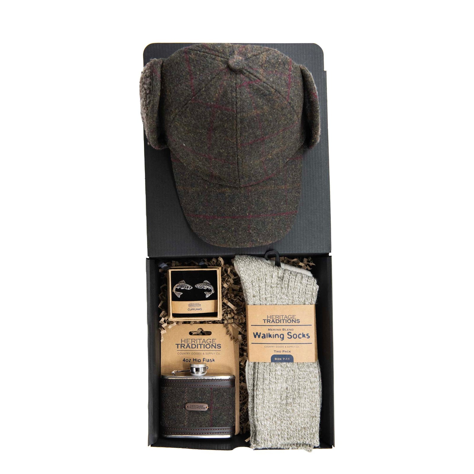 Heritage Traditions Blue Box Gift Box: Baker Boy Cap Gift Box