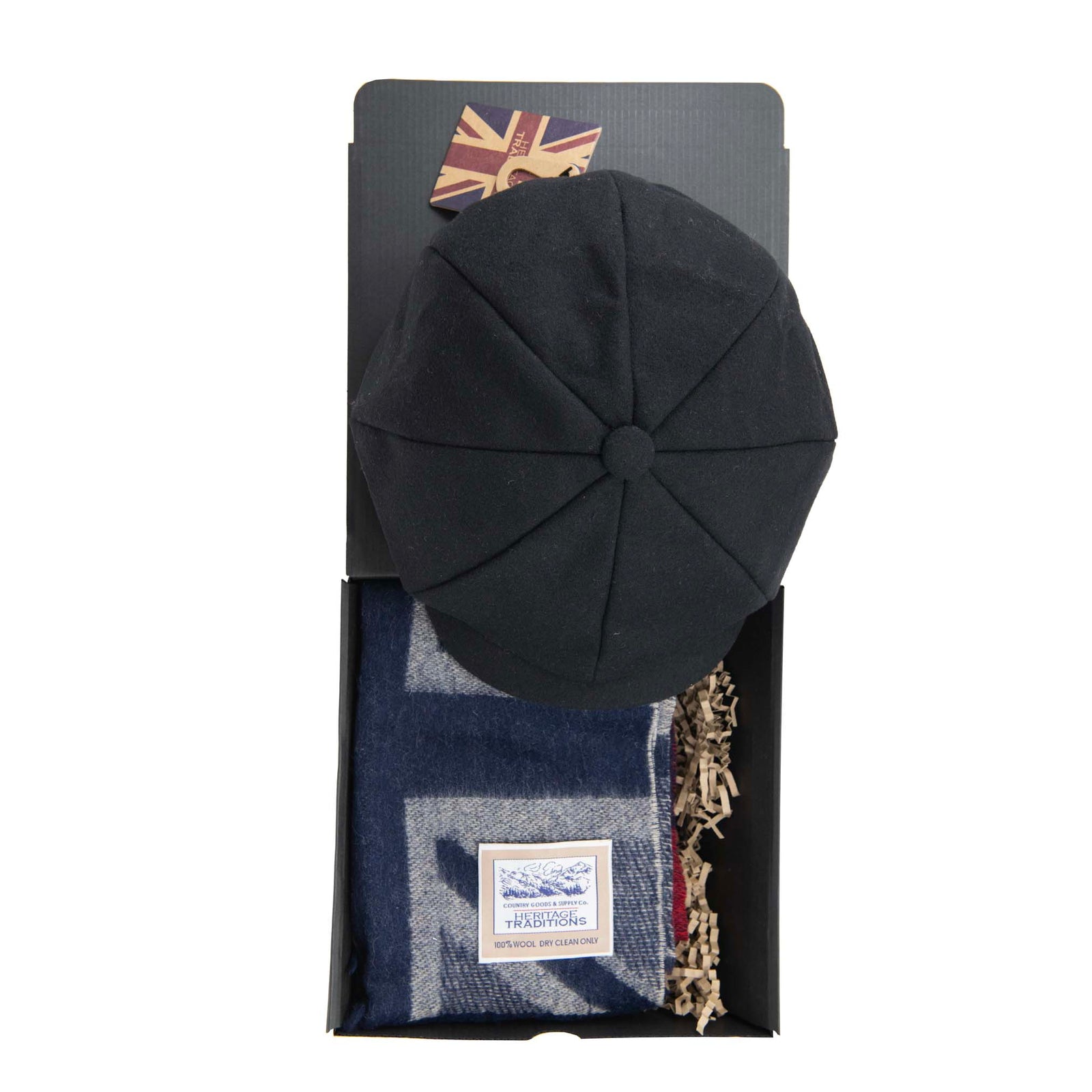 True Brit Heritage Gift Box: Carlyle Newsboy Cap Gift Box