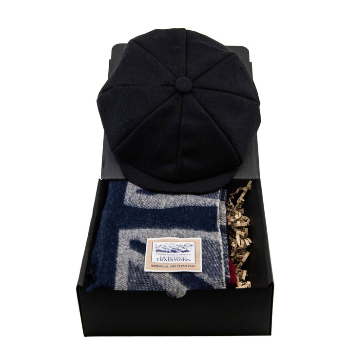 True Brit Heritage Gift Box: Carlyle Newsboy Cap Gift Box