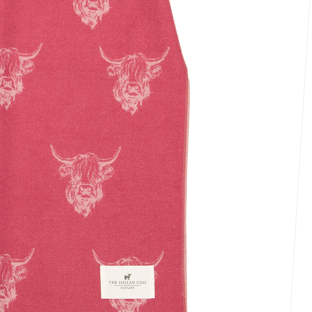 Heilan Coo Multi Super Soft Scarf Pink Polyester
