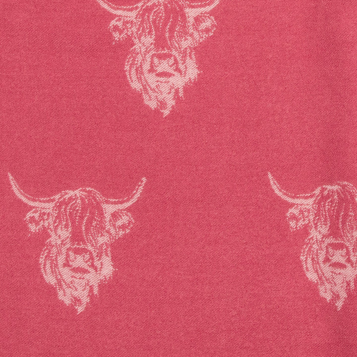 Heilan Coo Multi Super Soft Scarf Rose Pink Polyester