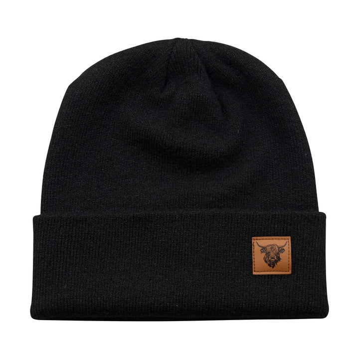 Heilan Coo Recycled Gift Set Black Beanie Hat