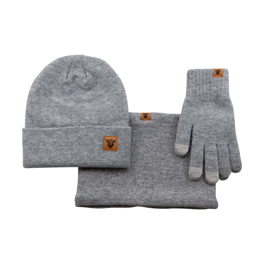 Heilan Coo Recycled Gift Set Grey Polyester