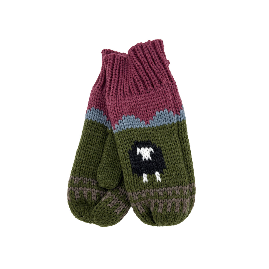 Aran Knitted Sheep Mittens