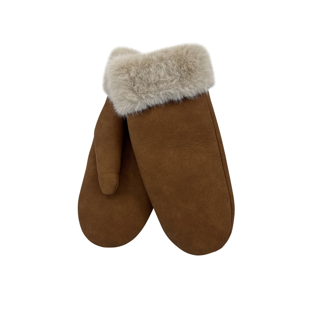 Faux Sheepskin Mitts