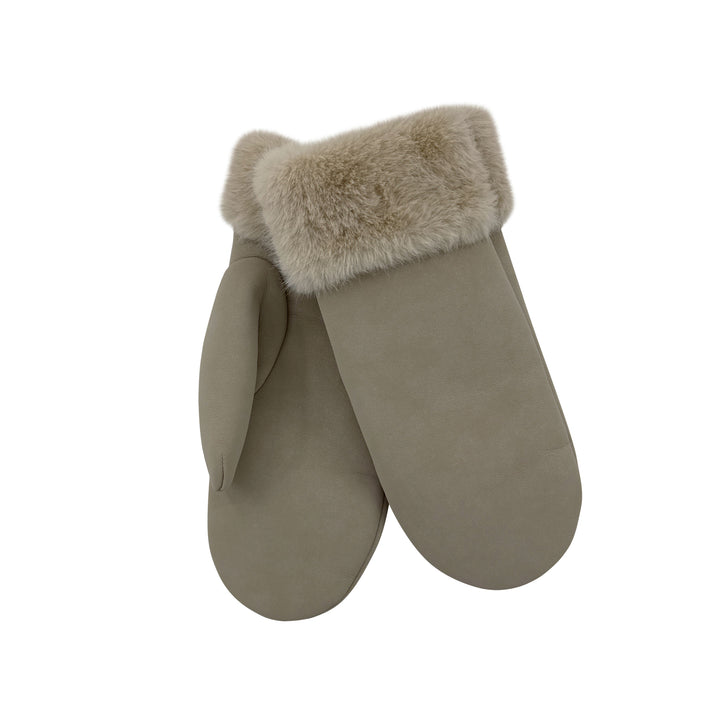 Faux Sheepskin Mitts