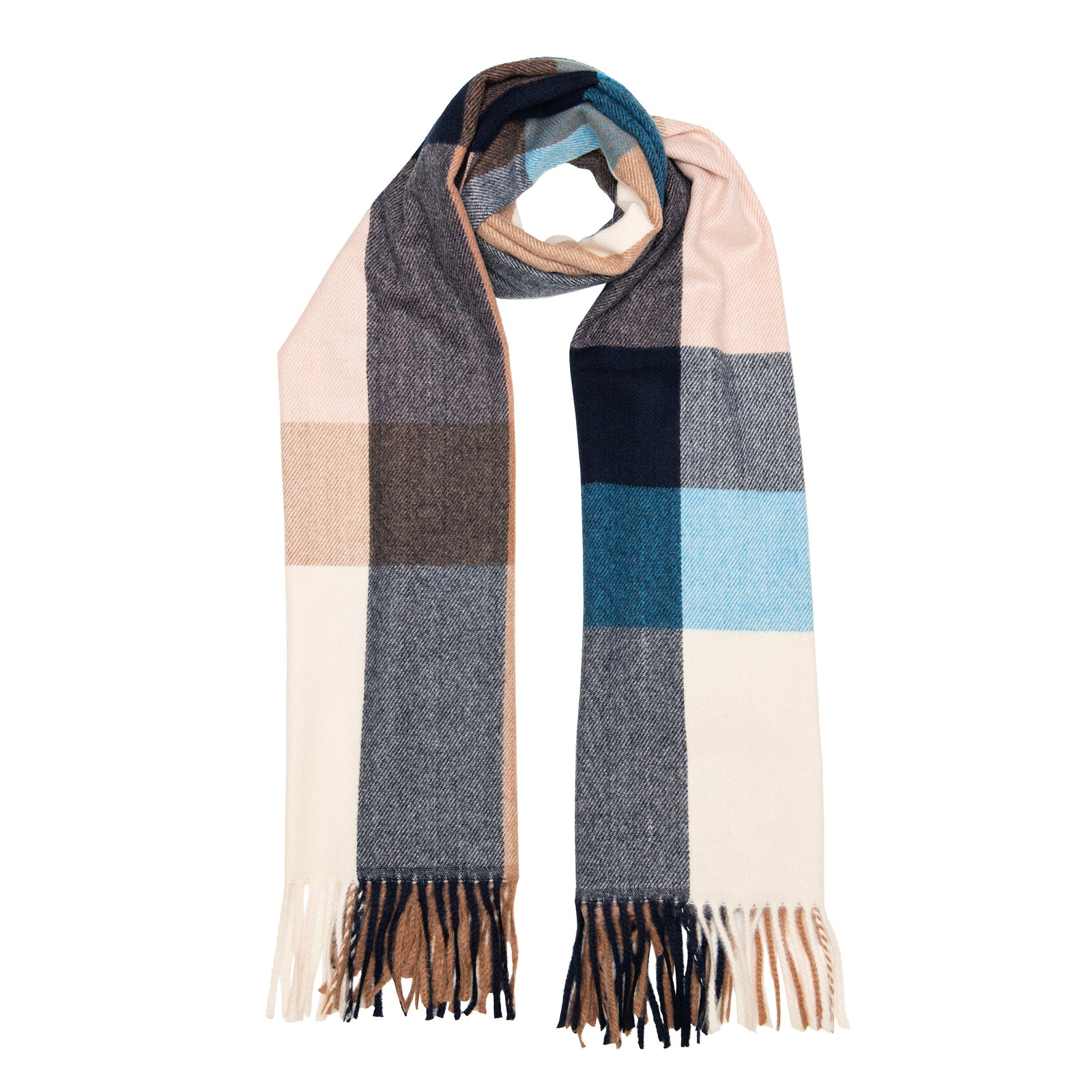 Heritage Recycled Check Blanket Scarf