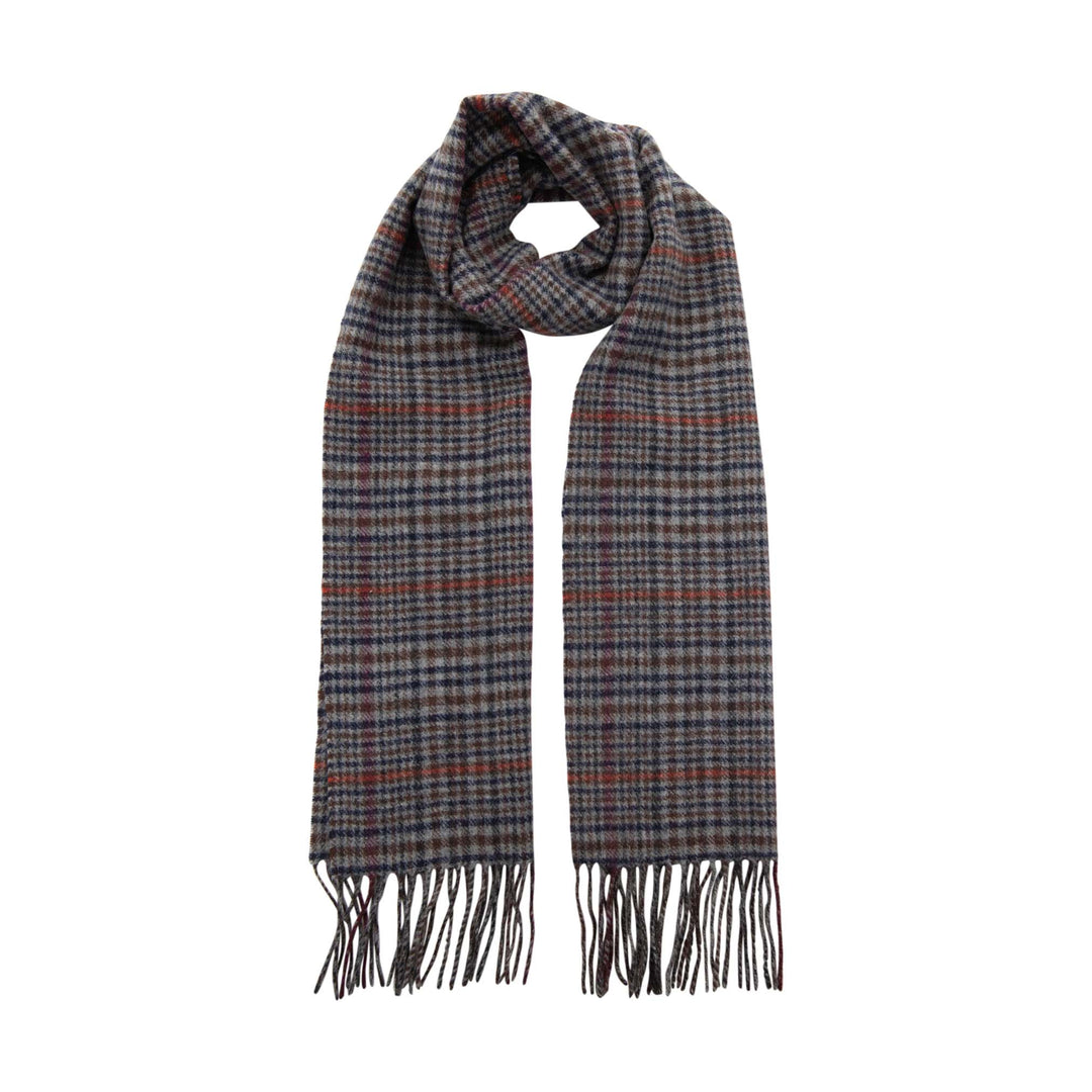 Check Wool Scarf