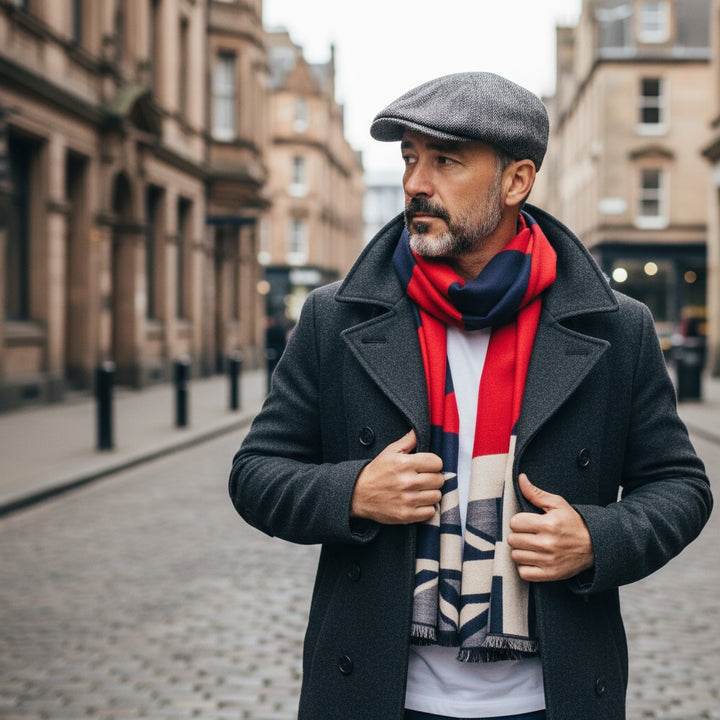 Union Jack Jacquard Scarf