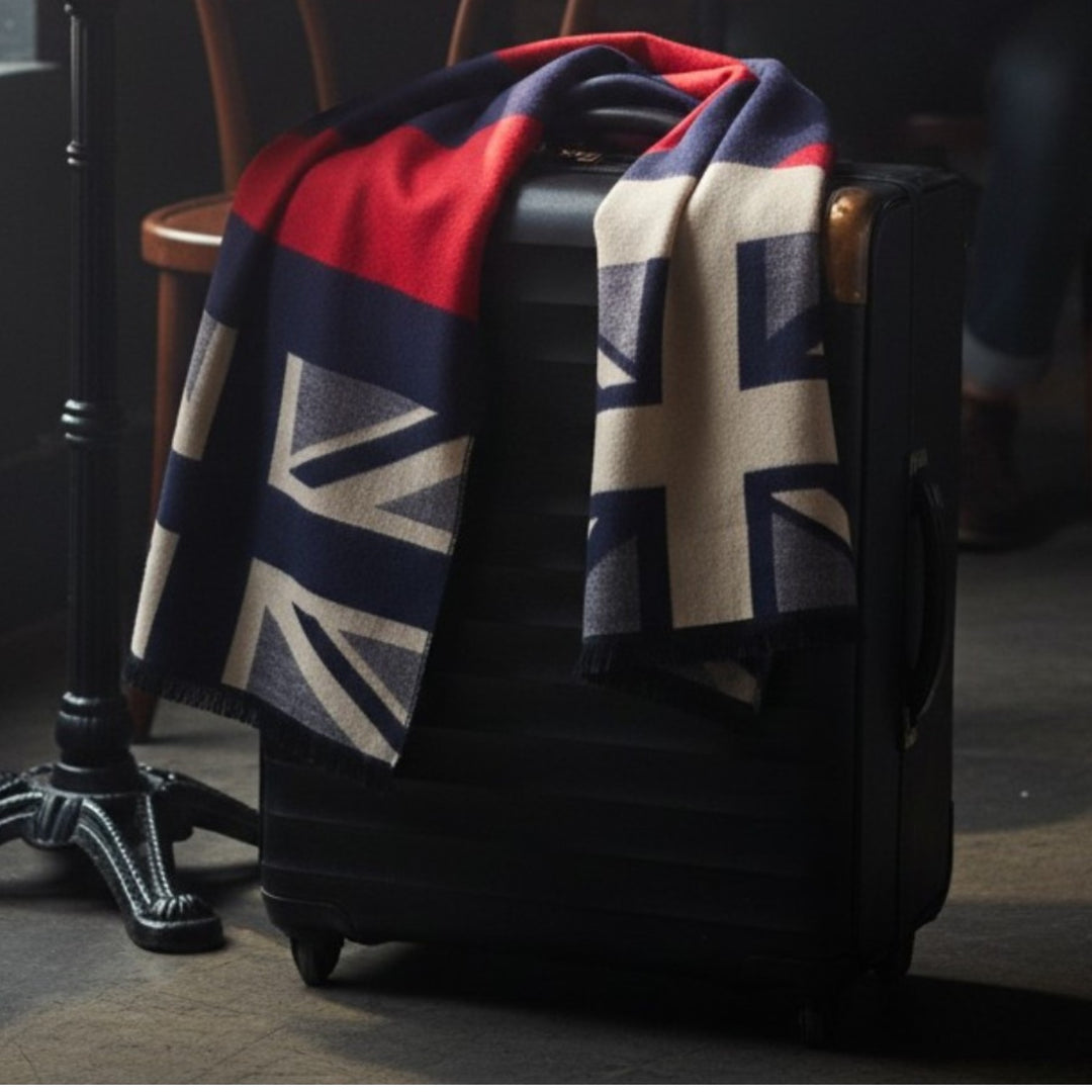 Union Jack Jacquard Scarf