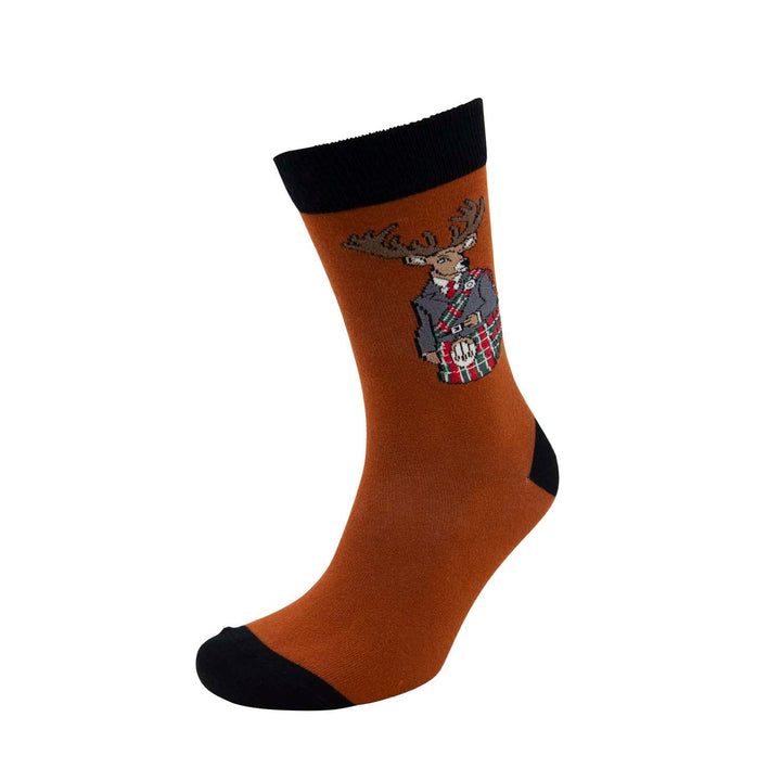 Kilted Stag Bamboo Socks