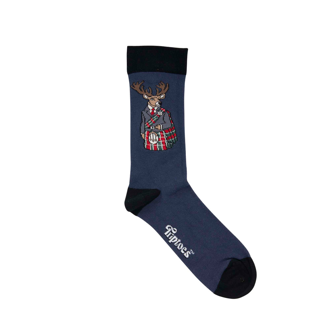 Kilted Stag Bamboo Socks