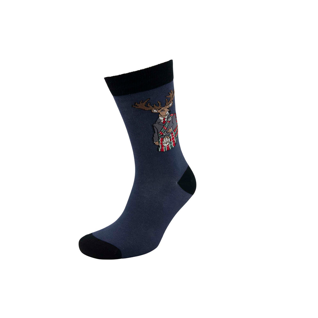 Kilted Stag Bamboo Socks