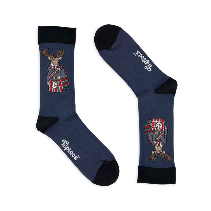 Kilted Stag Bamboo Socks