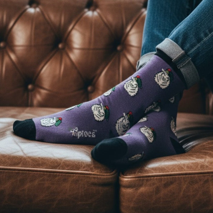 Jacobite Sheep Bamboo Ankle Socks