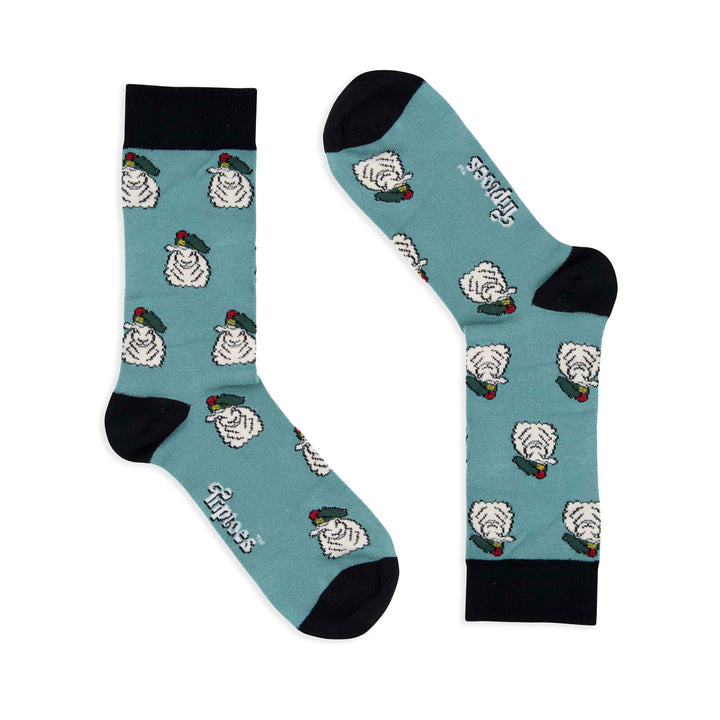 Jacobite Sheep Bamboo Ankle Socks